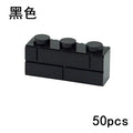 Thick Wall Figures Bricks Compatible 98283 15533 DIY 1x2 1x3 1x4 1+2 Dots Building Blocks Educational House Contruction Toys