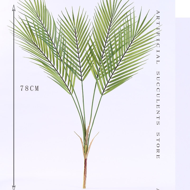 Multiple Green Large Artificial Palm Tree Plastic Plants Garden Home Outdoor Decorations Scutellaria Tropical Tree Fake Plants