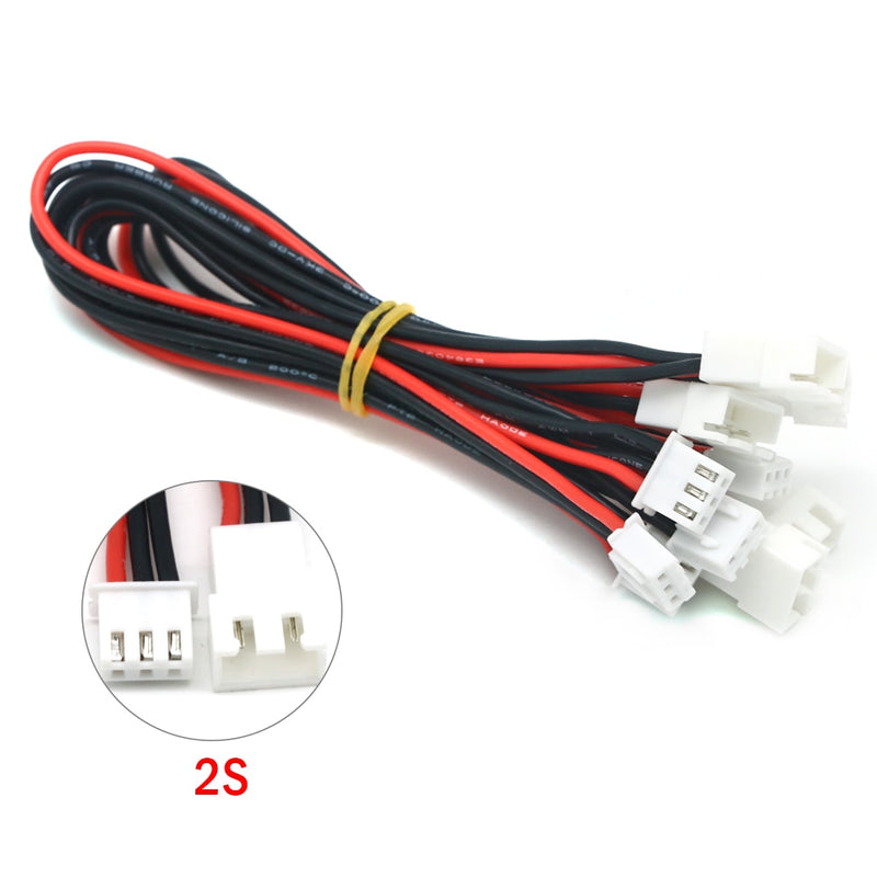 5pcs/lot JST-XH 1S 2S 3S 4S 5S 6S 20cm 22AWG Lipo Balance Wire Extension Charged Cable Lead Cord for RC Lipo Battery charger