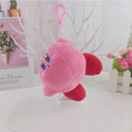 Kirby Keychain Kawaii 12Cm Cartoon Pink Star Keyring Soft Stuffed Plush Toys Cute Gifts Plushies For Girls Friends Childrens