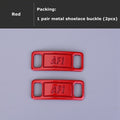 2pcs/pair Shoelace Buckle Metal Shoelaces AF1 Shoelaces Buckle Accessories Metal Lace Lock DIY Sneaker Kits Metal Lace Buckle