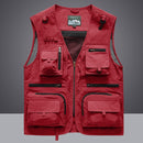 Summer Men Unloading Tactical Vest Coat Casual Men&