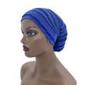 Candy Color Ladies Head Wraps Muslim Hijab Bonnets Fashion Headgear Trending Elastic Full Body Pleated Turban Cap for Women