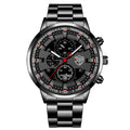 Fashion Mens Sports Watches for Men Business Stainless Steel Quartz Wrist Watch Luxury Man Casual Luminous Clock часы мужские