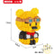 Disney DIY LinaBell assembly buildding blocks Goofy Pluto Anime Mini Action Figures Educational Toys kids Birthday Gifts