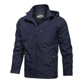 Men Outdoor Windproof Jacket Windbreaker Coat Hiking Rain Camping Fishing Tactical Male Clothing Breathable Jackets Plus Size