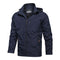 Men Outdoor Windproof Jacket Windbreaker Coat Hiking Rain Camping Fishing Tactical Male Clothing Breathable Jackets Plus Size