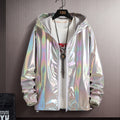 Summer Jacket Women White S-7XL Pl Size Loose Thin Couple Hooded Tops 2022 Spring Autumn New Blue Waterproof Cargo Coats