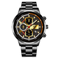 Luxury Brand Mens Watches Fashion Men Sports Stainless Steel Quartz Wrist Watch Luminous Clock Man Business Watch часы мужские