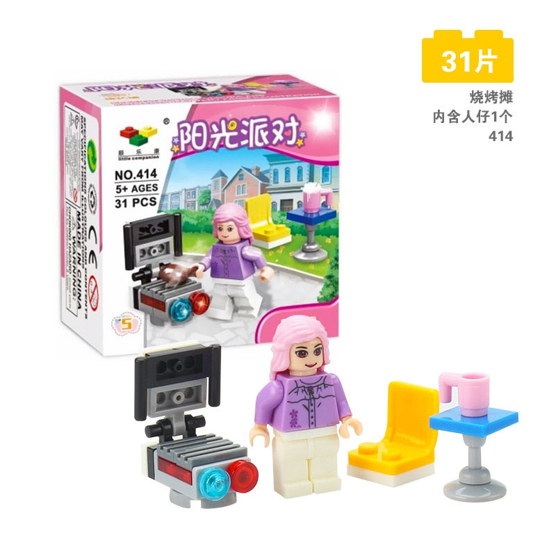 Mini Transportation tank plane Car Educational Assembled Models Building Blocks Compatible small Bricks toys for children