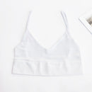 Seamless Low Back Bra Brassiere Comfortable Top Women Wirefree Underwear Unlined Lingerie Sexy Backless Bralette