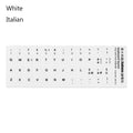 Keyboard Stickers Alphabet Layout English Russian Spanish Deutsch Arabic Laptop Desktop Tool Wear-resistant Non-slip Stickers