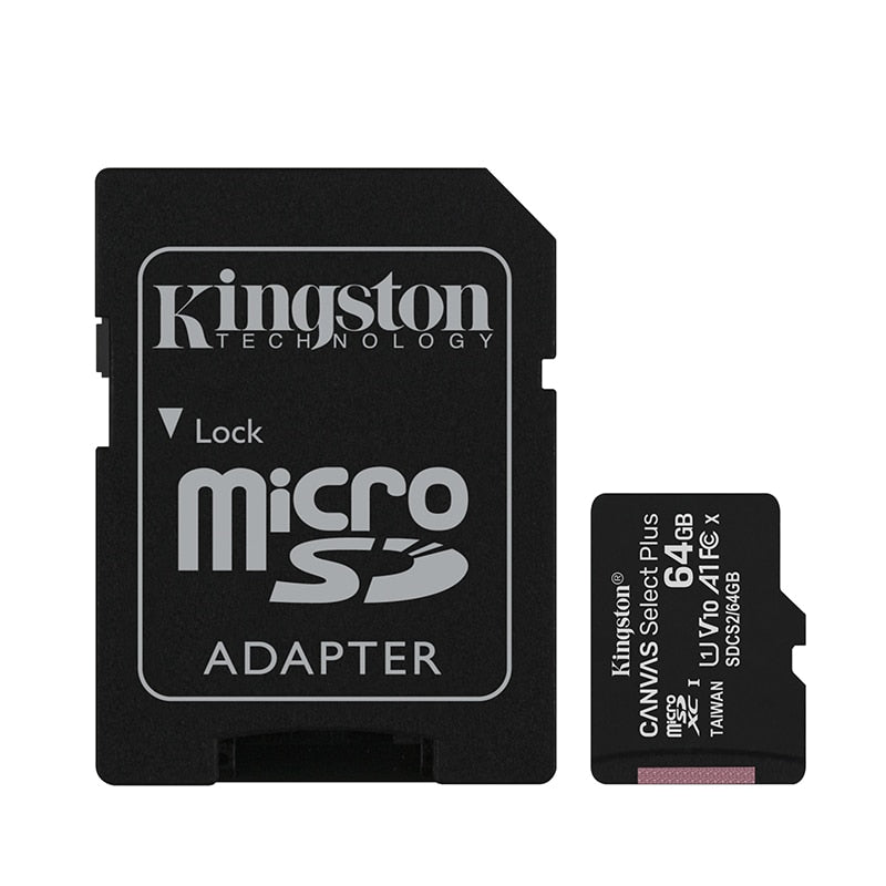 Kingston Memory Card 128GB 32GB SDCS2 TF 64GB 256GB SDCS2 Micro SD Card 100MB/S Reading Speed Class 10 Flash Card SD