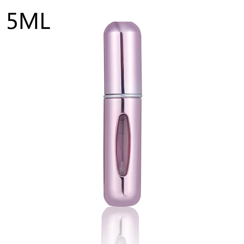 5ML/8ML Mini Small Perfume Refillable Bottle Portable Aluminum Atomizer Travel Refill Perfume Spray Bottle Cosmetic Container