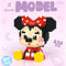Disney DIY LinaBell assembly buildding blocks Goofy Pluto Anime Mini Action Figures Educational Toys kids Birthday Gifts