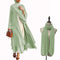 Ramadan Open Chiffon Abaya Dubai Women Sash Marocain Kaftan Eid Hijab Long Robe Muslim Fashion Clothes Turkey Vestido De Mujer