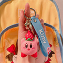 Fashion Star Kirby Plush Toys Keychain Chilkdren Toy Cute Pink Kirby Keychain Car Pendant Key Chain Woemen Keychains Toys Gifts