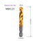 1-6pc M3 M4 M5 M6 M8 M10 Tap Drill Bits 1/4 Hex Shank Machine Hand Taps Titanium Coated HSS Drilling Tap Bits Thread Screw Tools