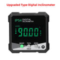 4*90° Digital Level Protractor Inclinometer Magnetic Base Digital Angle Gauge with Backlights Level Tester Measuring Tools New