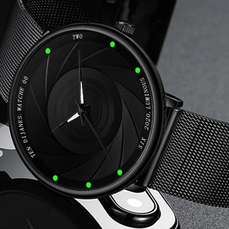 2022 minimalistischen Mens Fashion Uhren Ultra Dünne Edelstahl Mesh Gürtel Quarz Armbanduhr Männer Business Uhr Montre Homme