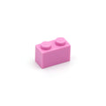 100pcs DIY Building Blocks Thick Figures Bricks 1x2Dots Educational Creative Size Compatible With 3004 Plastic Toys for Children