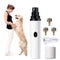 Electric Dog Nail Clippers for Dog Nail Grinders Rechargeable USB Charging Pet Quiet Cat Paws Nail Grooming Trimmer Tools