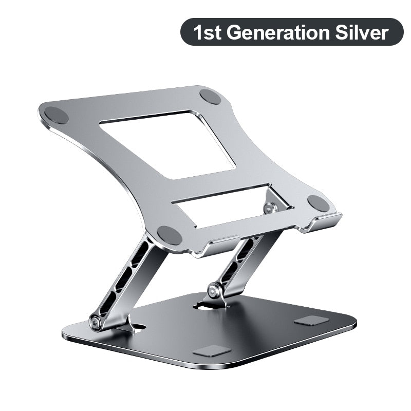 MC 515 Laptop Stand Adjustable Aluminum Alloy Notebook Stand Compatible with 10-17 Inch Laptop Portable Laptop Holder