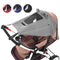 Universal Baby Stroller Accessories Sun Shade Cover UV Protection Sunshade Carriage Canopy Cover for Pram BabyCar Seat Sun Visor