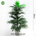 Multiple Green Large Artificial Palm Tree Plastic Plants Garden Home Outdoor Decorations Scutellaria Tropical Tree Fake Plants