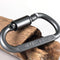 Survival D-ring Locking Carabiner Clip Set Screw Lock Hanging Hook Buckle Karabiner Camping Climbing Equipment