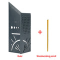 Woodworking Tools Carpentry Scribe Mark Line Gauge T-Type CrossOut Carpenter Angle Ruler Precision Measurement Manual Work Tools