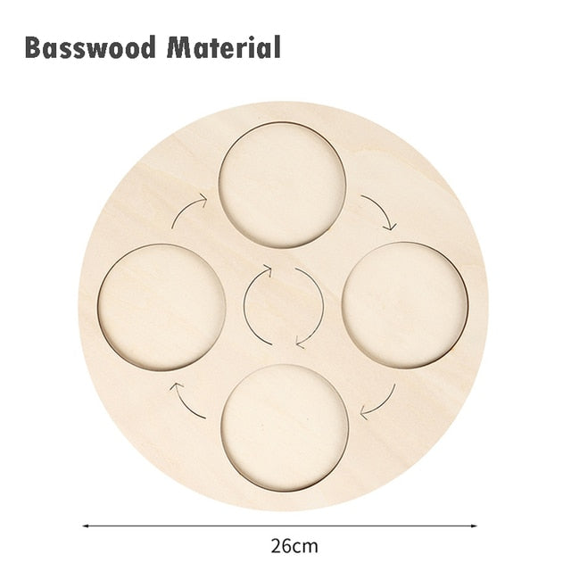 Animal Life Cycle Board Children Toys Montessori Teaching Aids Plant Animal Growth Cycle Model Set preschool cognitive Toys