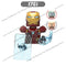 XP193 D009 WM718 Mark suit Disney anime movie figurine dolls mini plastic action toy figures Assemble blocks Christmas gifts