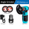 12V Brushless Angle Grinder 2PCS Lithium Battery 500W 19500Rpm Cordless Mini Polishing Machine Diamond Cutting Grinder