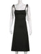 Darlingaga Fashion Strappy Ruched Sexy Black Dress Irregular Elegant Backless Long Dress Party Summer Dresses Women 2021 Clothes
