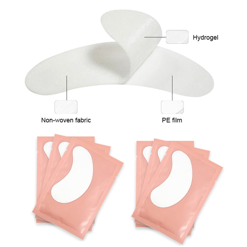 50Pairs/Lots Eye Patches Eyelash Extension Under Eye Pads Makeup Eyelash Patches Tip Stickers Pads For Eyelash Extension Makeup