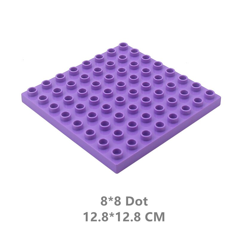 5 Sizes Big Building Plastic Blocks Base Plates Assembly Figures Comptatible Large Bricks Classic Baseplates Children Kids Toys
