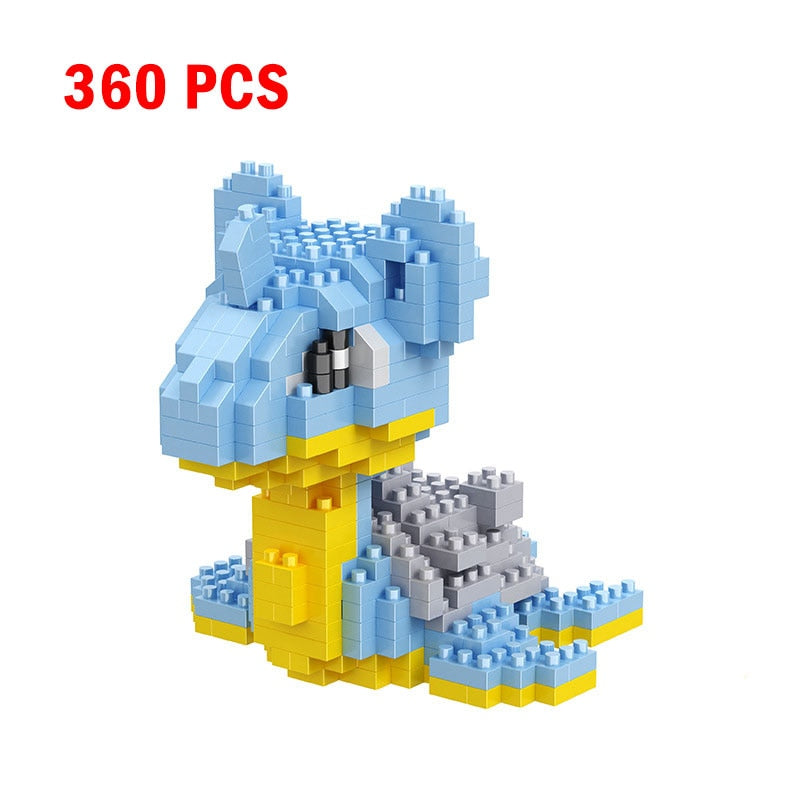 Pokemon Small Building Pokemon Blocks Small Cartoon Picachu Animal Model Education Game Graphics Pokemon Toys For Kids Birthday