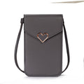 2022 Bag For Women Touch Screen Cell Phone Purse Smartphone Wallet Shoulder Strap Handbag PU Leather Casual Solid Crossbody Bags