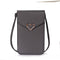 2022 Bag For Women Touch Screen Cell Phone Purse Smartphone Wallet Shoulder Strap Handbag PU Leather Casual Solid Crossbody Bags