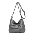 2022 Women Shoulder Bag Leather Luxury Handbags Women&#39;s Bags Designer Shoulder Crossbody Bag Female Fashion Female for Ladies