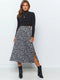 2022 New Sexy Leopard Print Chiffon Split Skirt Casual Fashion Long Skirts for Women Spring Summer Zip Elegant Female Skirt