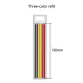 Solid Carpenter Pencil Set Built-in Sharpener with 6 Refill Leads Mechanical Pencil Marking Tool Kit for Woodworking Architect