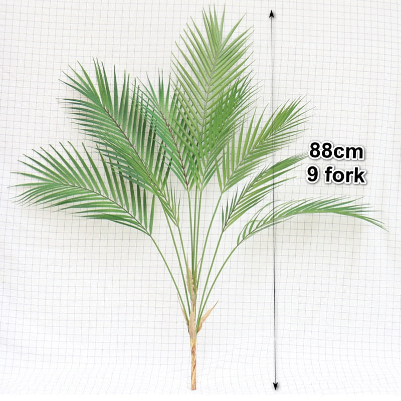 Multiple Green Large Artificial Palm Tree Plastic Plants Garden Home Outdoor Decorations Scutellaria Tropical Tree Fake Plants
