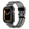 Clear Band + Case for Apple Watch 8 7 6 SE 5 3 2 Soft Transparent silicone Strap for iwatch Strap 40mm 44mm 42MM 41MM 45MM 49MM