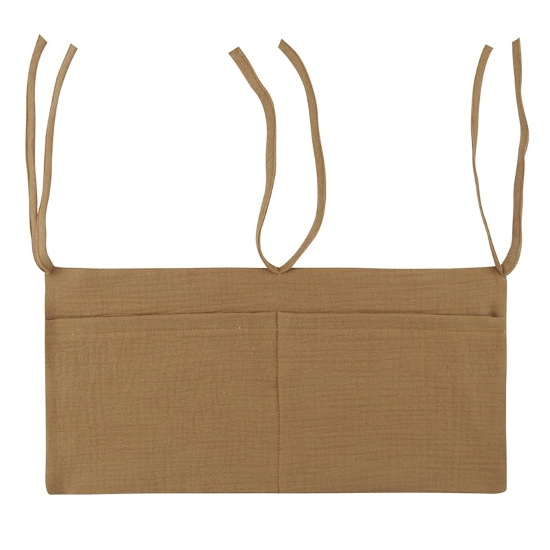 1pc Portable Baby Crib Storage Bag Multifunctional Newborn Bed Headboard Organizer For Kids Baby Bedding Diaper Bag