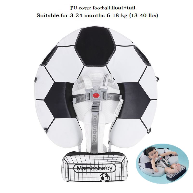 Mambobaby Baby Float Lying Swimming Rings Infant Waist Swim Ring Toddler Swim Trainer Non-inflatable Buoy Pool Accessories Toys