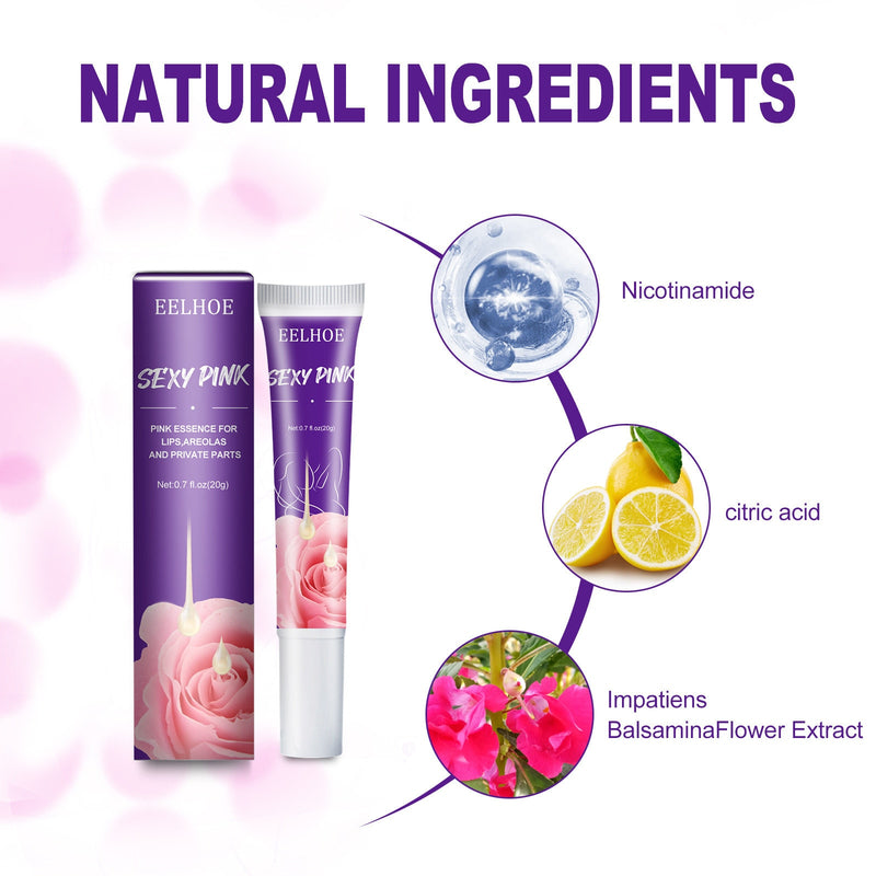 Intimate Area Pink Essence Body Whitening Cream Underarm Knee Butt Dullness Brighten Improve Lip Moisturizer Facial Beauty Care