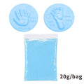 Baby Hand and Footprint Mud Soft Clay Fluffy Material DIY Handprint Footprint Fingerprint Anti-stress Children's Toys