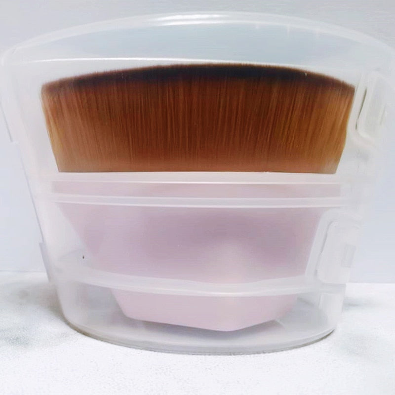 Hexagon Makeup Brush Beauty Powder Face Blush Brushes Portable Professional Foundation Brush Large Cosmetics Soft Base Make up